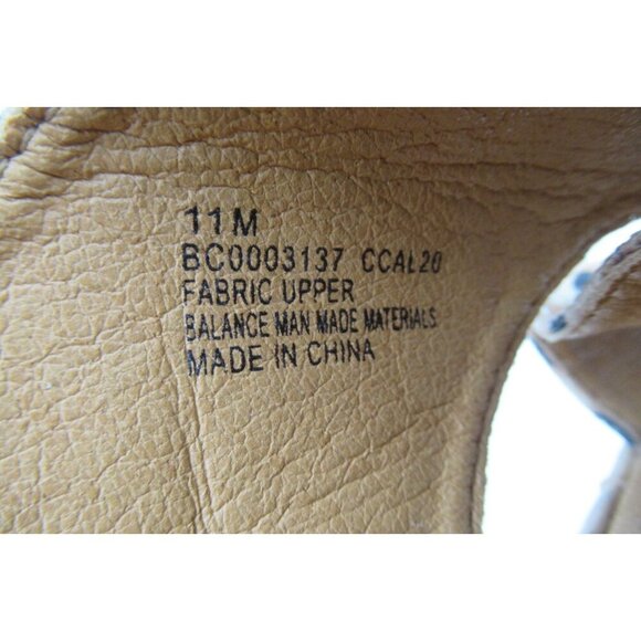 BOC Platform Wedge Sandals Summer Comfort Animal Print on Canvas Woman's Size 11 - Picture 7 of 7